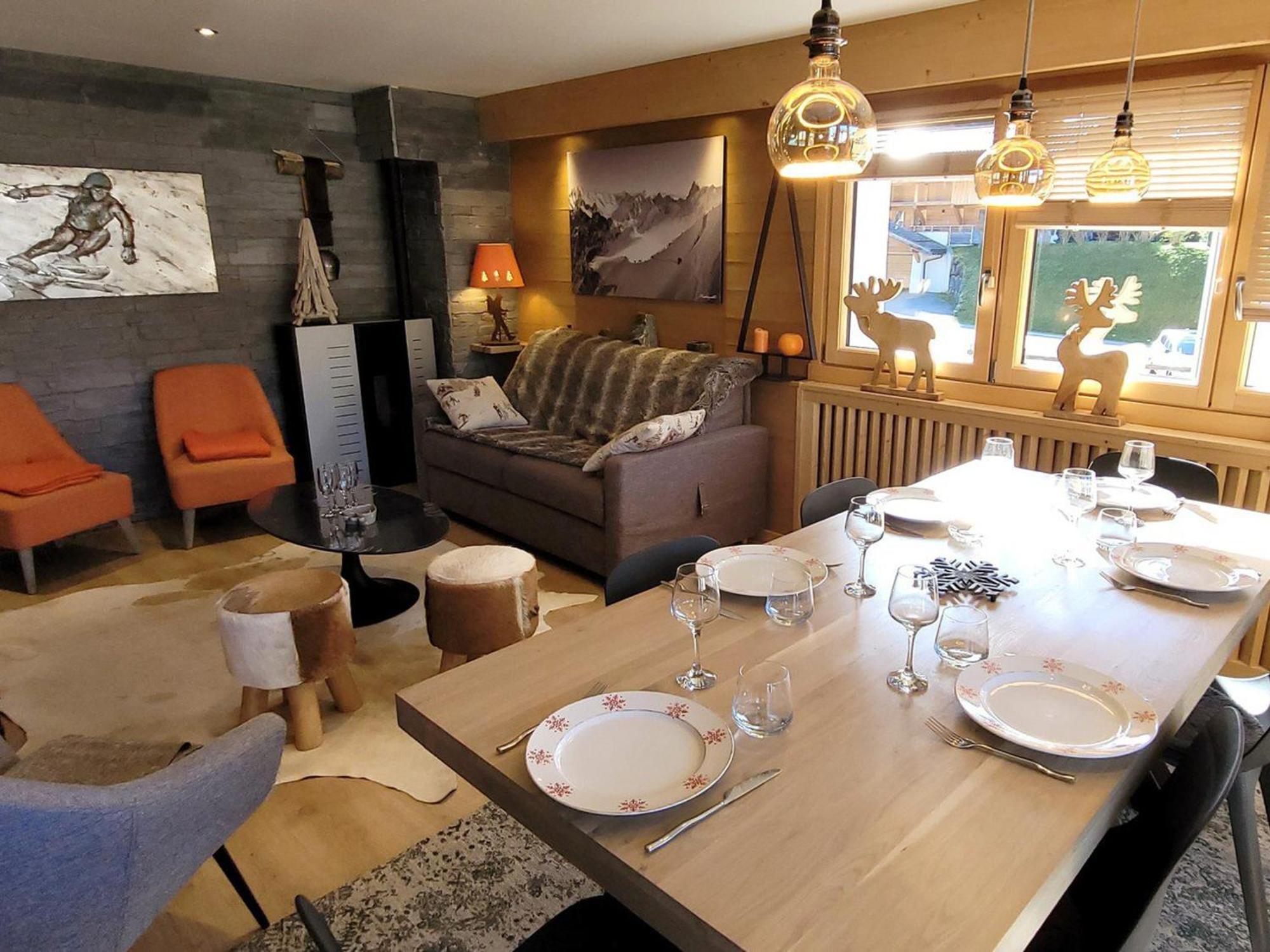 Appartement T3 Renove, Centre Les Gets, Proche Pistes, 6 Pers, Balcon, Parking, Equipements Complets - Fr-1-598-30 Exterior foto